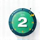 Symbol 2-Monats Vignette